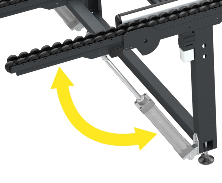 Manual assembly benches LINK Tilting roller conveyor Emmegi